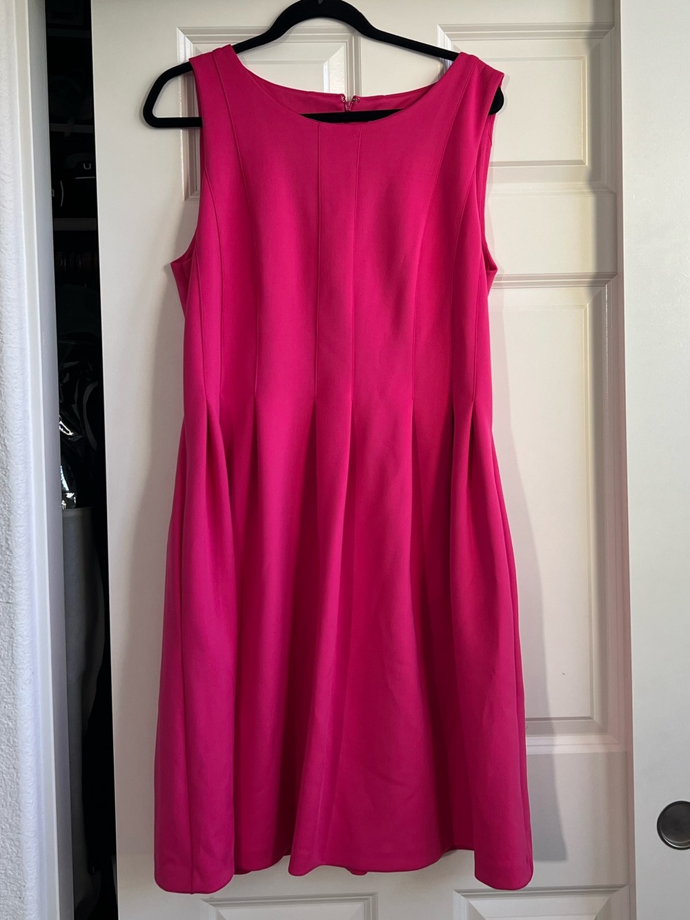 Calvin Klein Fit & Flair Sleeveless Dress